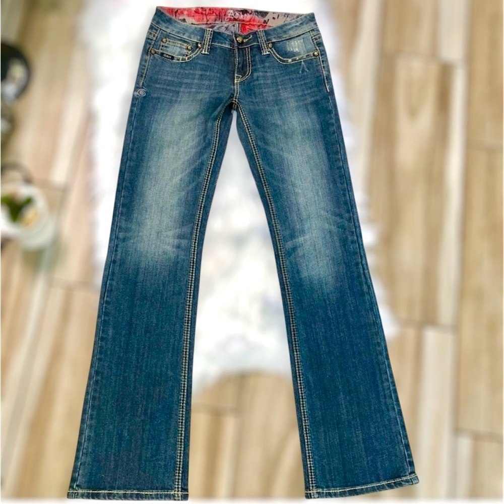 Adiktd Denim Light Wash Blue Boot Cut Women Jeans